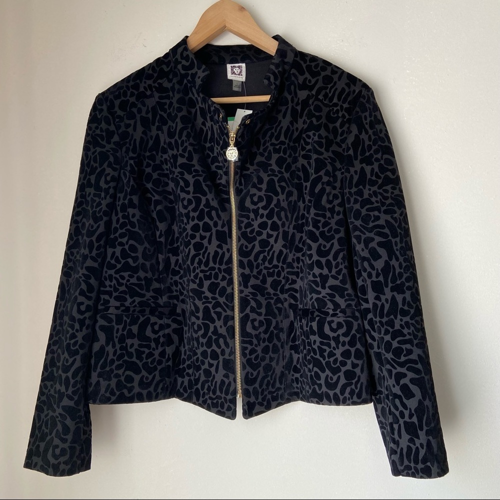 Anne Klein Animal Print Jacket Blazer​